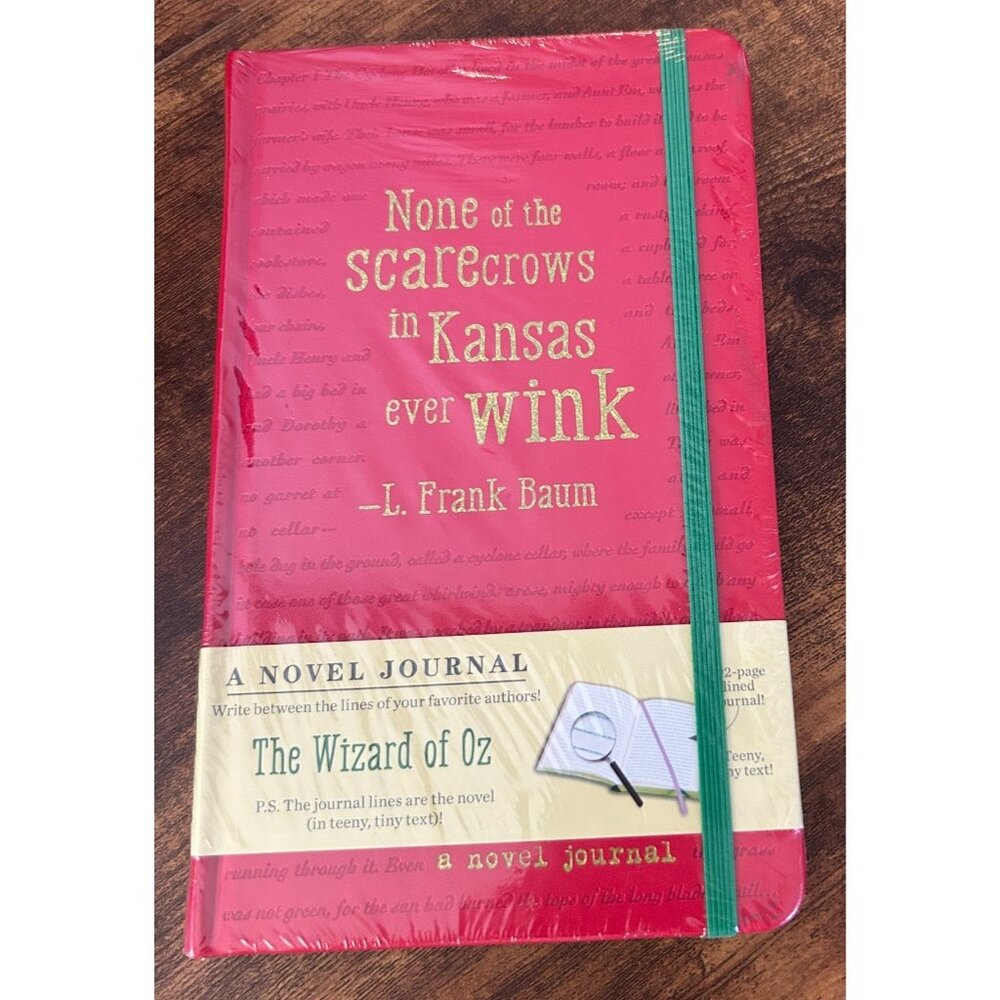A Novel Journal: Wizard of Oz Hardcover Lined Notebook NEW & Sealed - READ